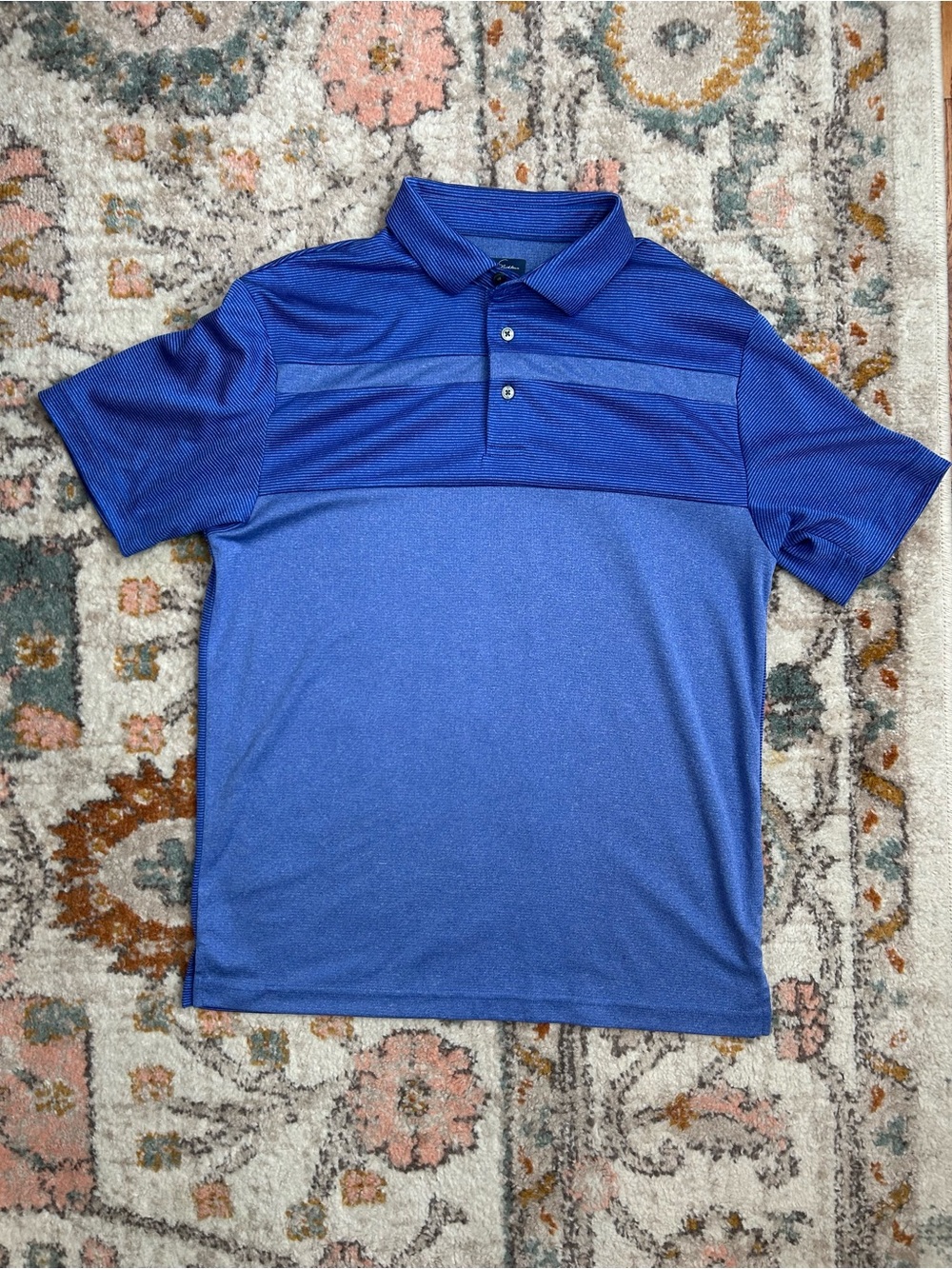 Jack Nicklaus Blue Performance Golf Polo